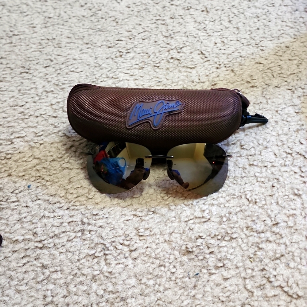 Maui Jim rimless aviator sunglass